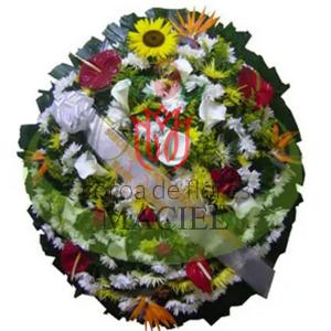 Coroa de Flores Prime  Tamanho: 1,10 x 0,80cm Colorida   
